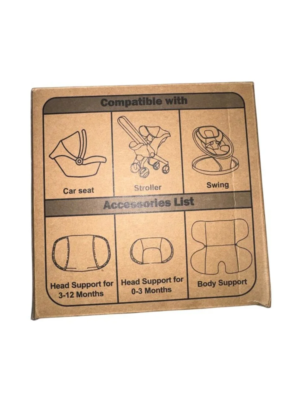 Pink Infant Car Seat Insert Cushion by Koala Baby